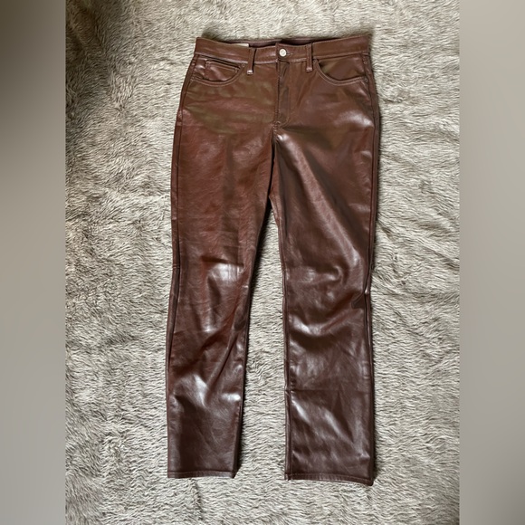 Women’s Vintage High Rise Pleather Pants (30 ) - Picture 4 of 4